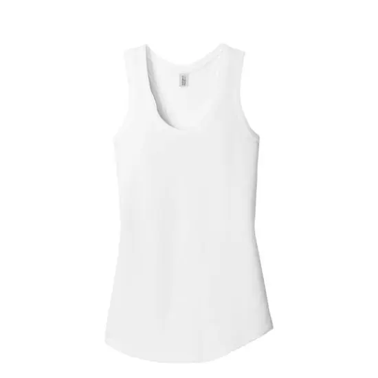 District&reg; Perfect Tri&reg; Women's Racerback Tank White {1}