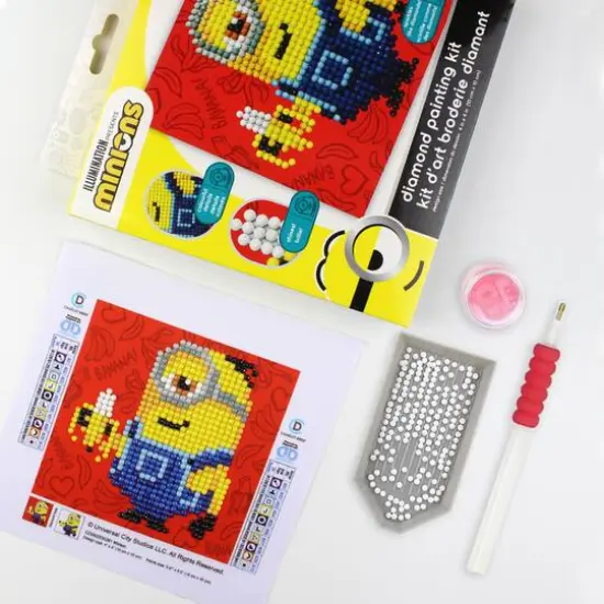 Camelot&reg; Dots Minions Fun Diamond Painting Kit {5}