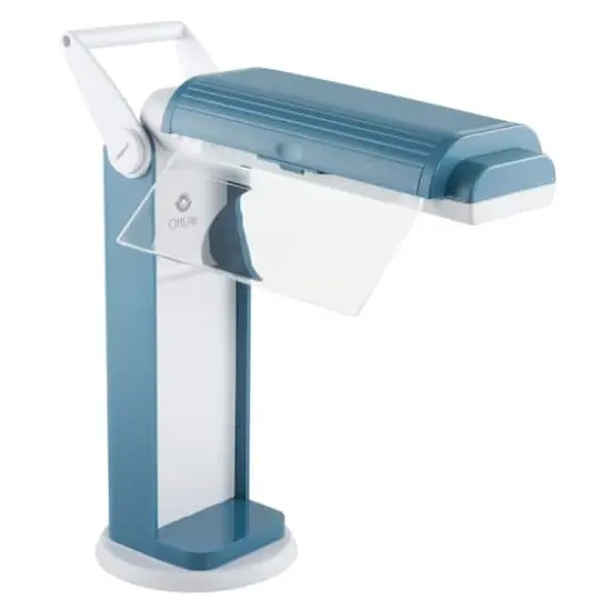 OttLite 11.5" Dark Blue Magnifier Task Lamp {1}
