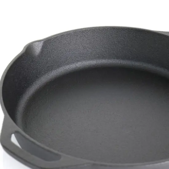 MegaChef 9 Piece Pre-Seasoned Cast Iron Skillet Set {4}