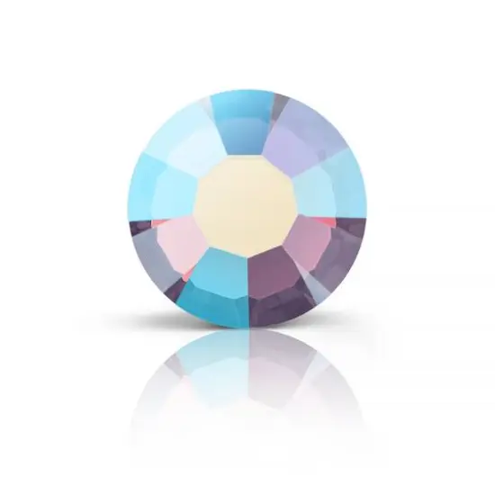 Preciosa MAXIMA SS9 Aurora Borealis Flatback Czech Crystals, 144ct. Smoked Sapphire AB {2}