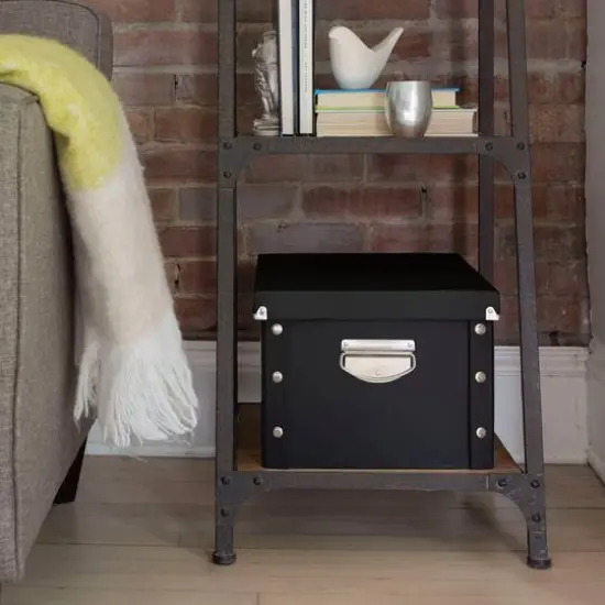 Snap-N-Store Black Letter File Box {6}