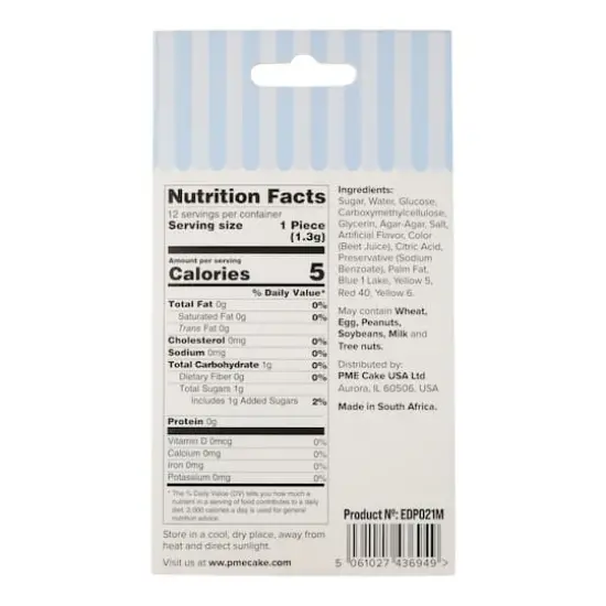 PME Cake Sweet Street&reg; Pastel Flowers Icing Decorations {5}