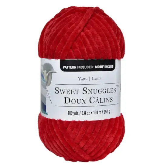 Sweet Snuggles&trade; Yarn by Loops & Threads&reg; Red {1}