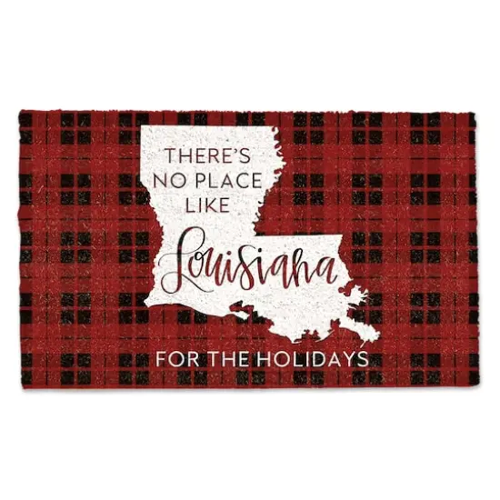 Louisiana For the Holidays Doormat {1}