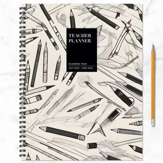 TF Publishing 2025-2026 Vintage Ink & Lead Teacher & Home School Lesson Planning Book {5}