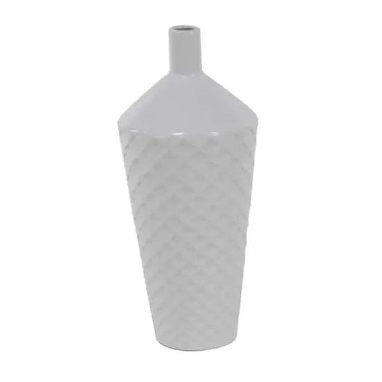 White Porcelain Modern Vase Set {4}