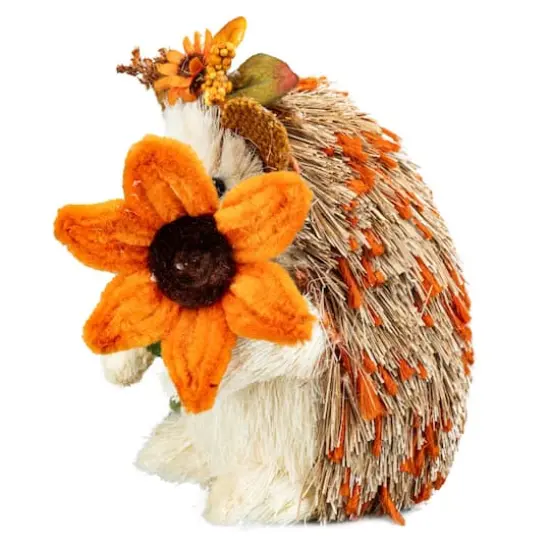 5" Hedgehog with Sunflower Natural D&eacute;cor by Ashland&reg; {3}