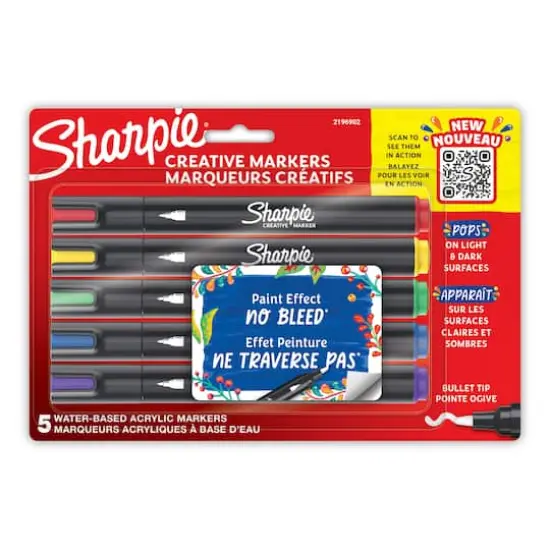 Sharpie&reg; 5 Color Bullet Tip Creative Markers {1}