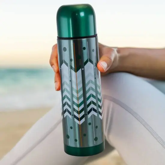 Gibson Home&reg; Cassidy Wave 16oz. Stainless Steel Travel Thermal Bottle Set {6}