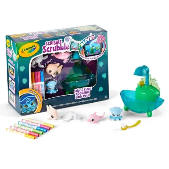 Crayola&reg; Scribble Scrubbie Ocean Pets Glow Lagoon {1}