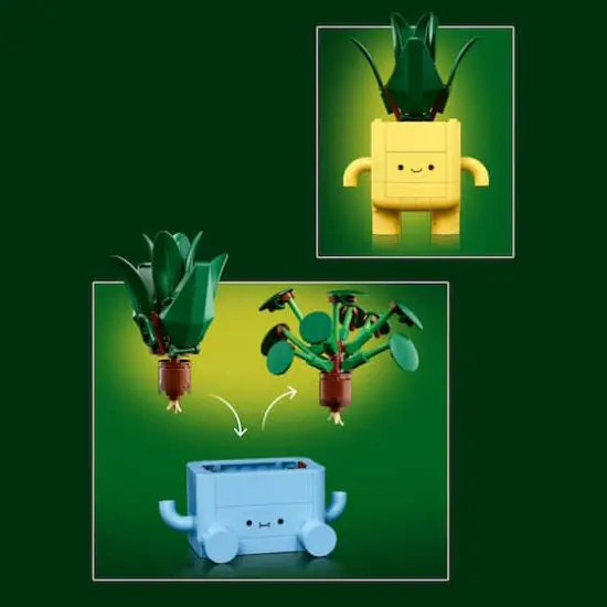 LEGO&reg; Botanicals Happy Plants Shelf Decor 10349 {8}