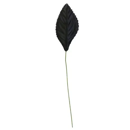 JAM Paper 2.25" Black Corsage Leaf Stems, 100ct. {1}