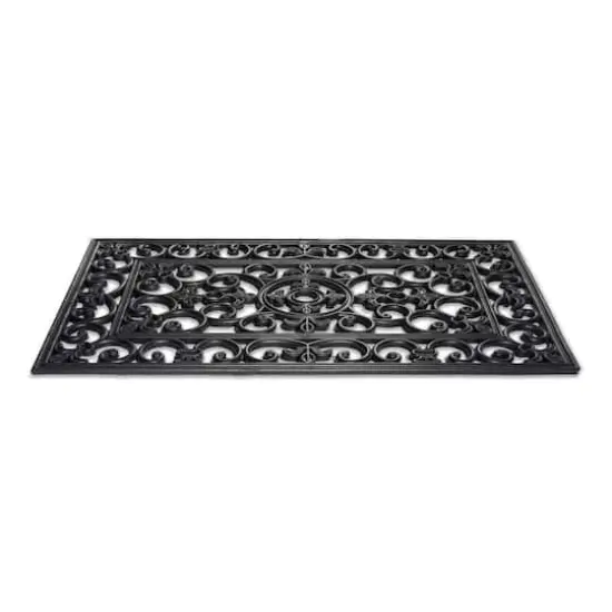 DII&reg; J&M Wrought Iron Rubber Doormat {3}