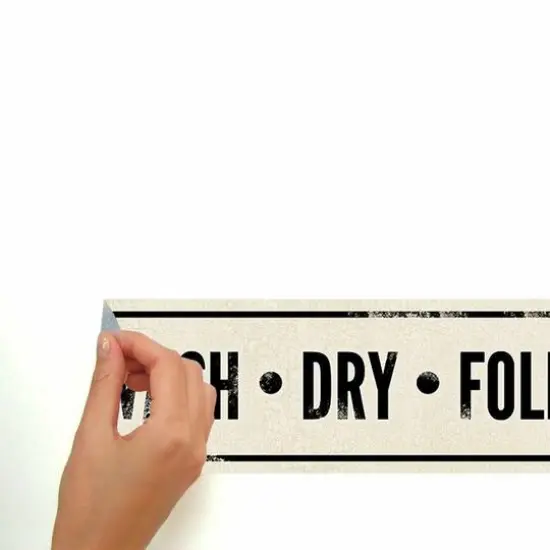 RoomMates Laundry Quote Peel & Stick Wall Decals {7}