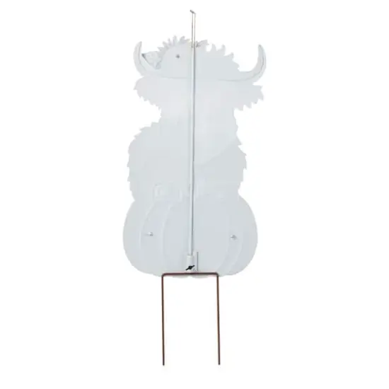 Glitzhome&reg; 29.75" Fall Highland Cow Yard Stake or Wall Decor {8}