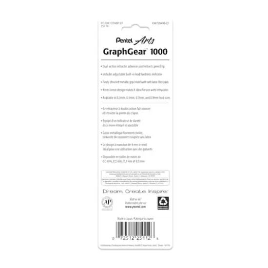 Pentel&reg; Arts GraphGear&trade; 1000 0.7mm Automatic Drafting Pencil {5}