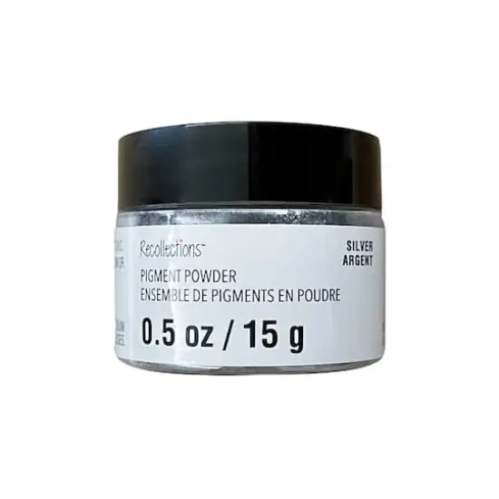 Pigment Powder by Recollections&trade;, 0.5oz. Silver {1}
