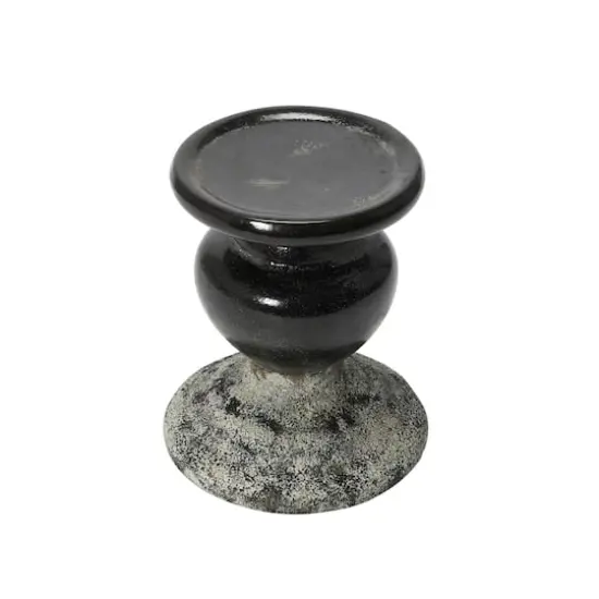 Hello Honey&reg; 5" 2-Tone Sculptural Terra Cotta Candle Holder {4}