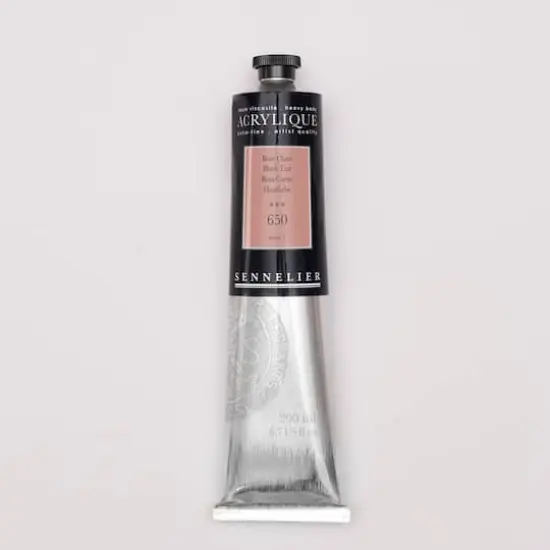 Sennelier Extra Fine Artists' Acrylic Paint, 200mL 650 Blush Tint {1}