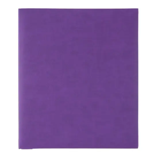 8.5" x 11" Faux Leather Scrapbook Album by Recollections&trade; Purple {1}