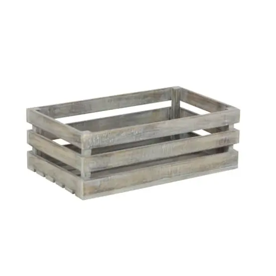 Brown Mango Wood Farmhouse Tray Set {3}