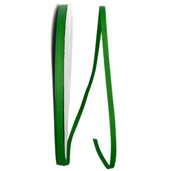 JAM Paper 1/4" Grosgrain Texture Ribbon Emerald {1}