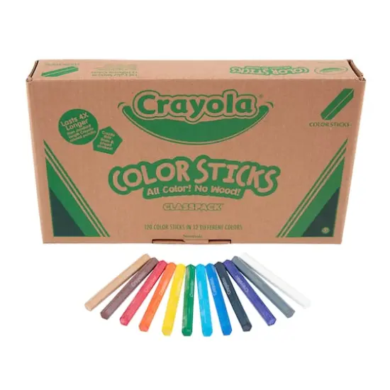 Crayola&reg; 120 Piece Color Sticks Classpack {3}