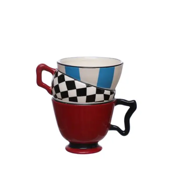 20.9oz. White Rabbit Teacup Trio Ceramic Mug by Ashland&reg; {3}