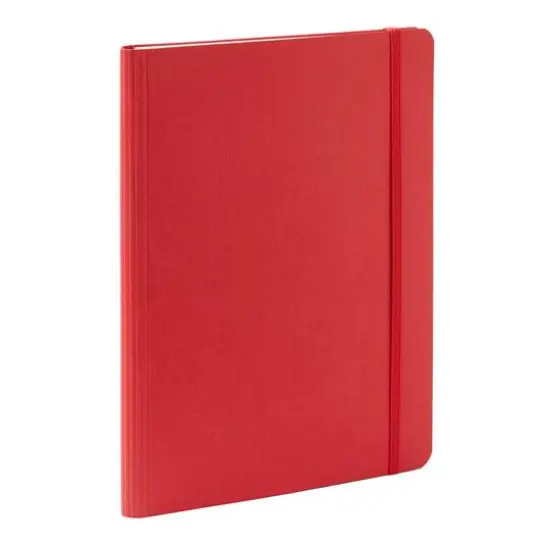 Fabriano&reg; EcoQua Plus A5 Lined Hidden Spiral-Bound Notebook Red {4}
