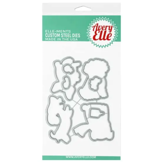 Avery Elle Elle-Ments Santa Paws Die Set {1}