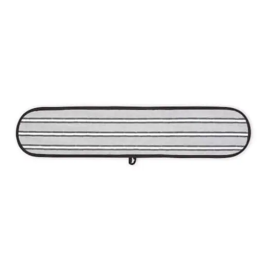 DII&reg; Chef Stripe Double Oven Mitt Black {4}