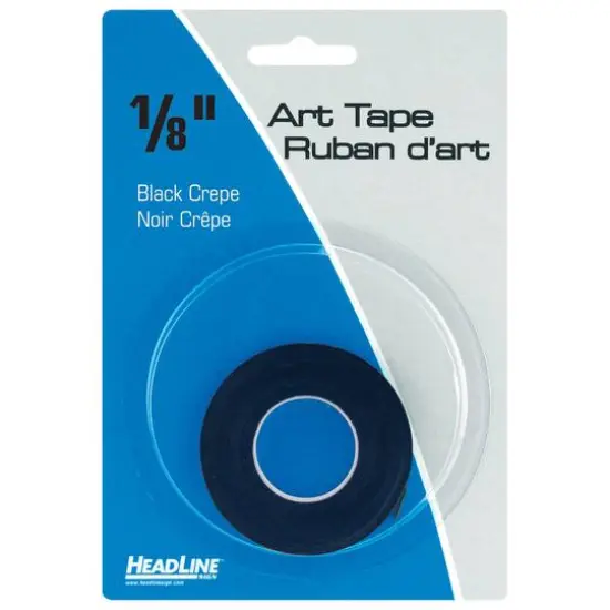 Headline/Geotype Art Tape Crepe Black {1}