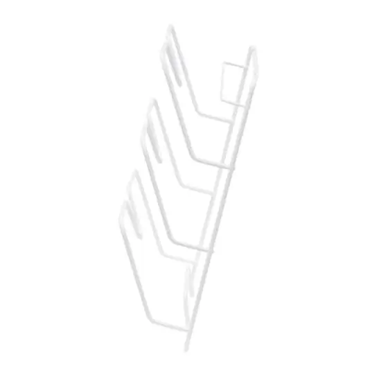 Household Essentials 12.8" Oversized Cabinet Door Lid Holder White {7}