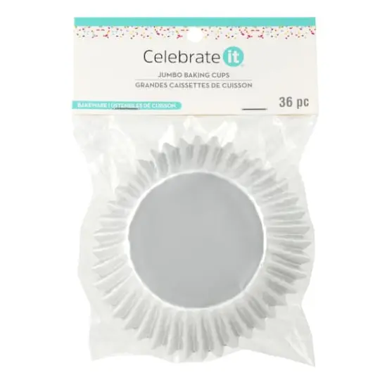 Silver Jumbo Baking Cups by Celebrate It&trade;, 36ct. {3}