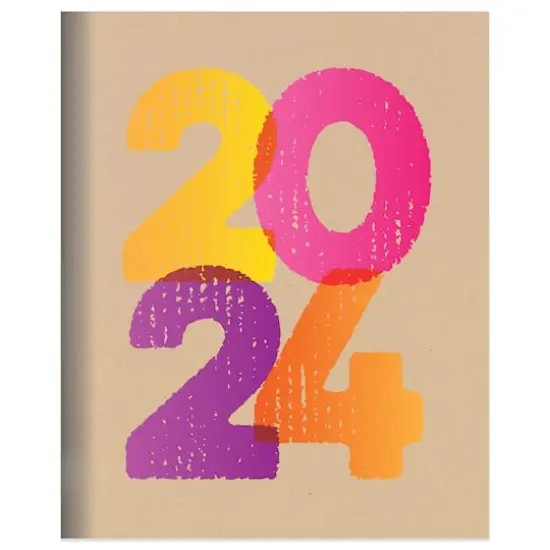 TF Publishing Medium 2024 Kraft Stamped Monthly Planner {1}