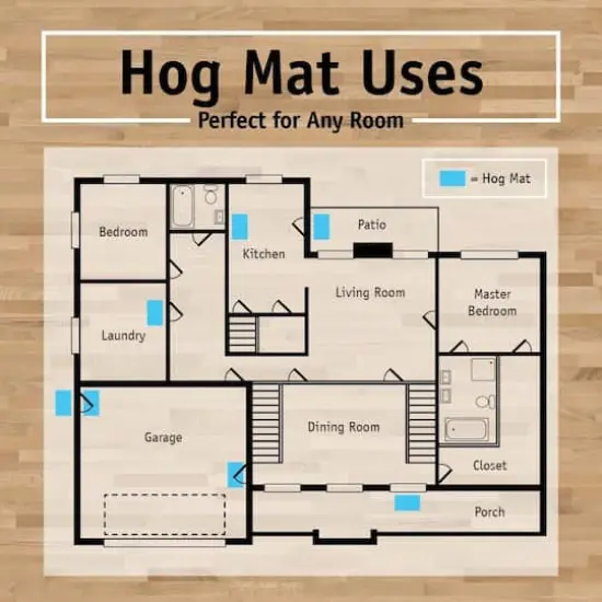 DII&reg; Aztec Design Hog Mat {4}