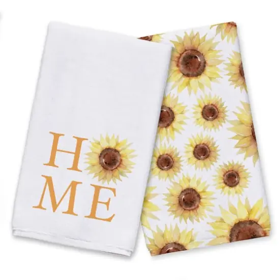 Home Sunflower Hand Towel Set {1}