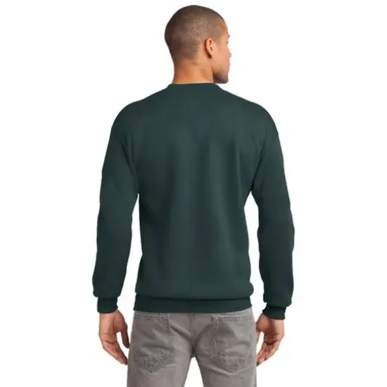 Port & Company&reg; Essential Fleece Crewneck Sweatshirt Dark Green {6}