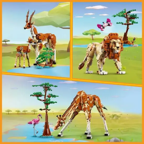 LEGO&reg; Creator Wild Safari Animals 3in1 Set 31150 {8}
