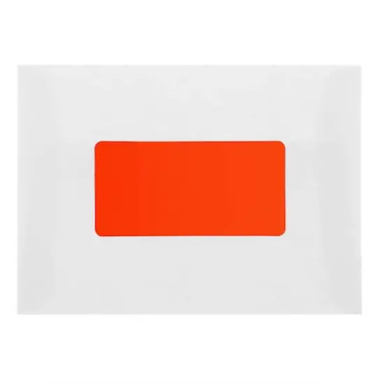 JAM Paper Standard Address Labels, 120ct. Neon Fluorescent Red {7}
