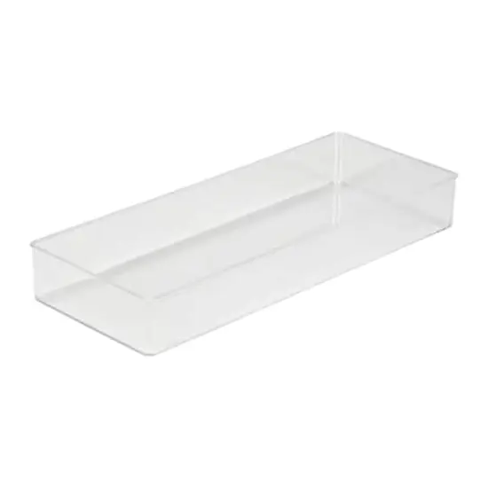 Simplify Long Rectangular Clear Drawer Organizer {1}