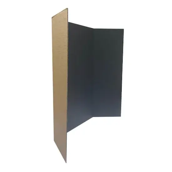 Corrugated Tri-Fold Display Board, 36" x 48" Black {4}