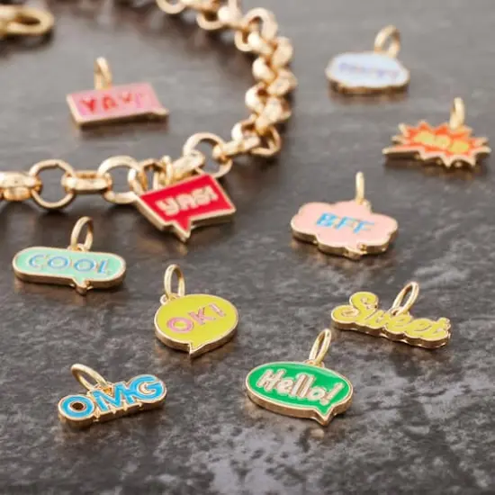 Enamel Words Charm Mix by Bead Landing&trade; {3}