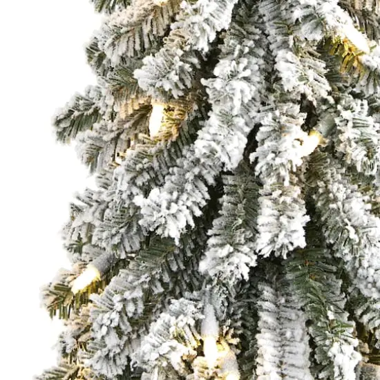 2ft. Pre-Lit Grand Alpine Artificial Christmas Tree, Clear LED Lights {4}