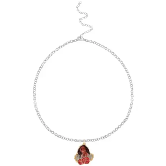 Disney&reg; Moana with Hibiscus Flowers Enamel Charm {3}