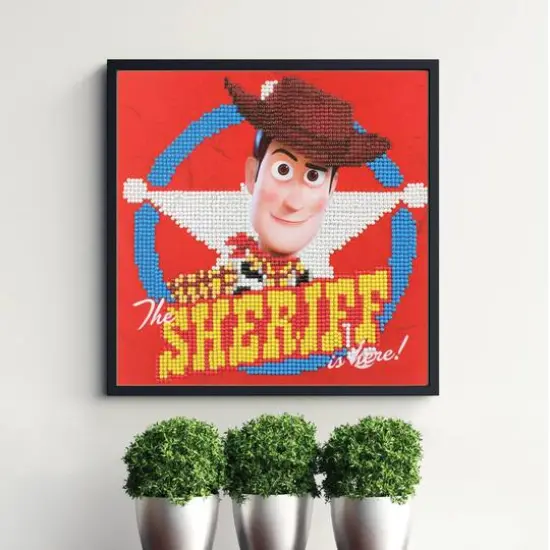 Camelot Dotz&reg; Beginner Woody Sheriff Is Here Diamond Painting Kit {7}