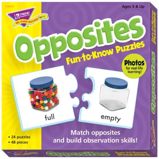 Trend Enterprises&reg; Opposites Fun-to-Know Puzzles {1}