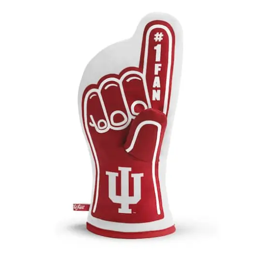 Quilted No.1 Oven Mitt Indiana Hoosiers {1}