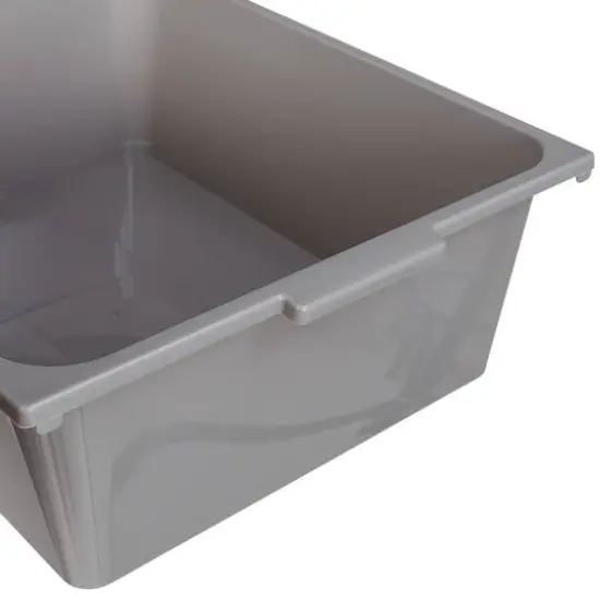 Honey Can Do Gray/White 6-Bin Rolling Cart {6}